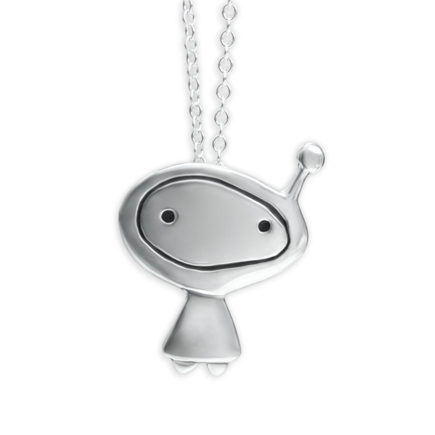 Sterling Silver Mother Daughter Orbit Girl Necklaces - Jewelry Necklace Set