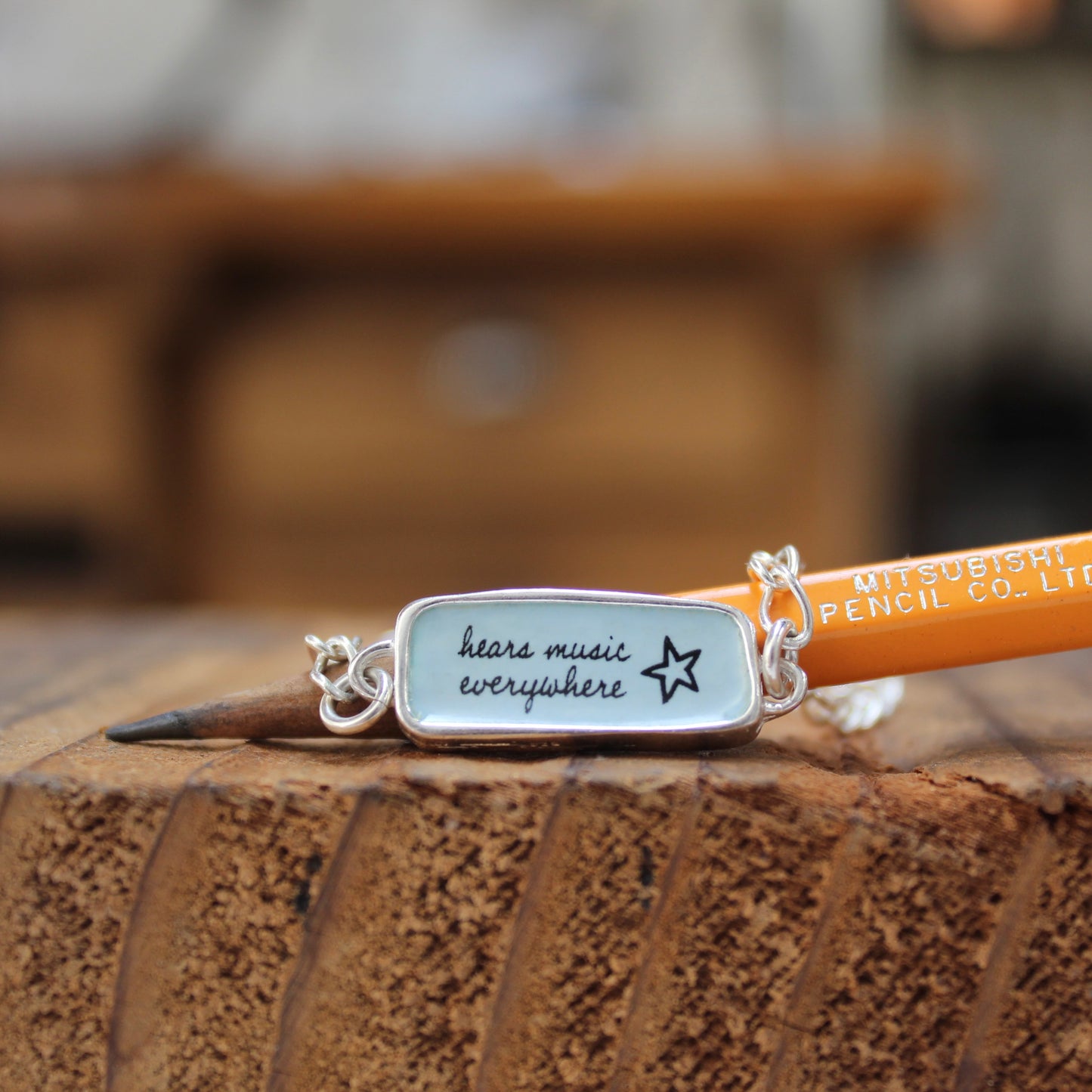 Sterling "hears music everywhere" and "sings along" Bracelet -for Musicians and Vocalist