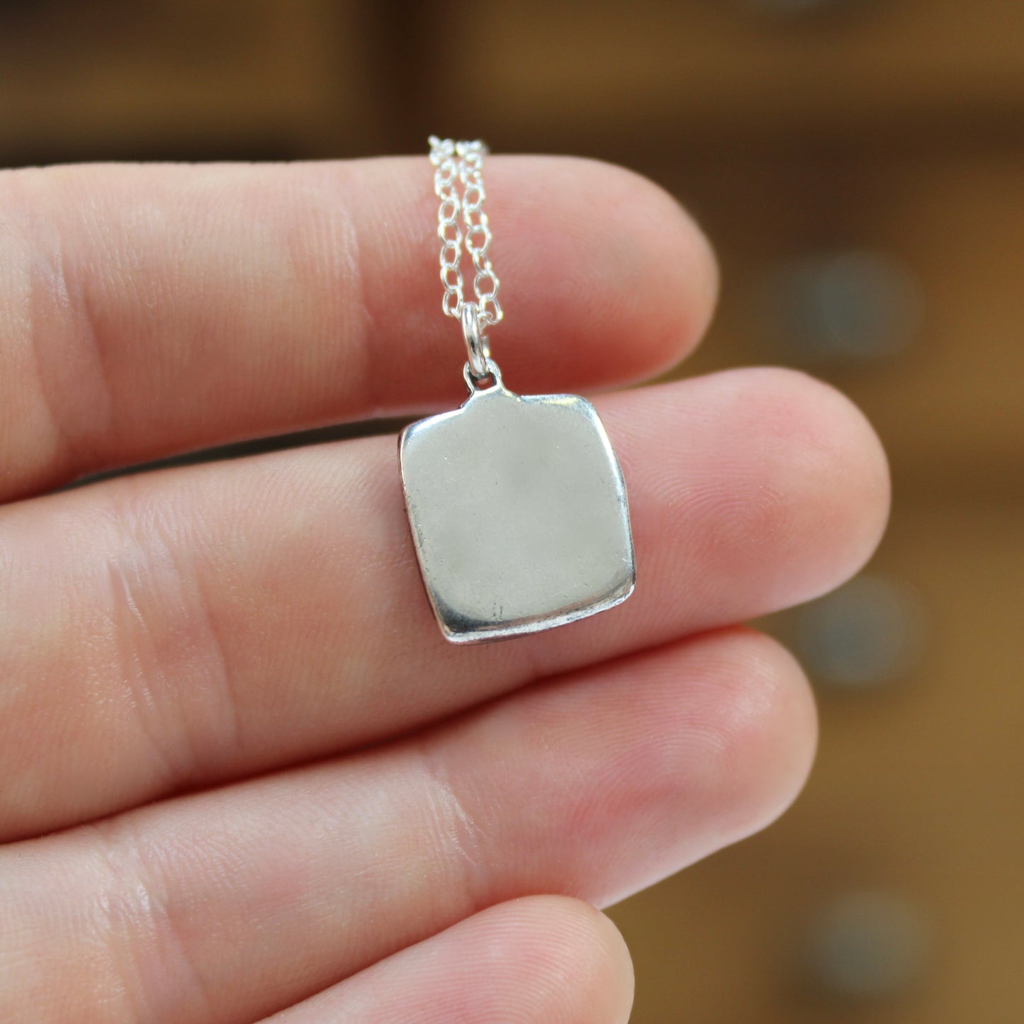 Sterling Silver Heart Necklace - Simple Heart Charm Pendant -Show your Love Gift Jewelry