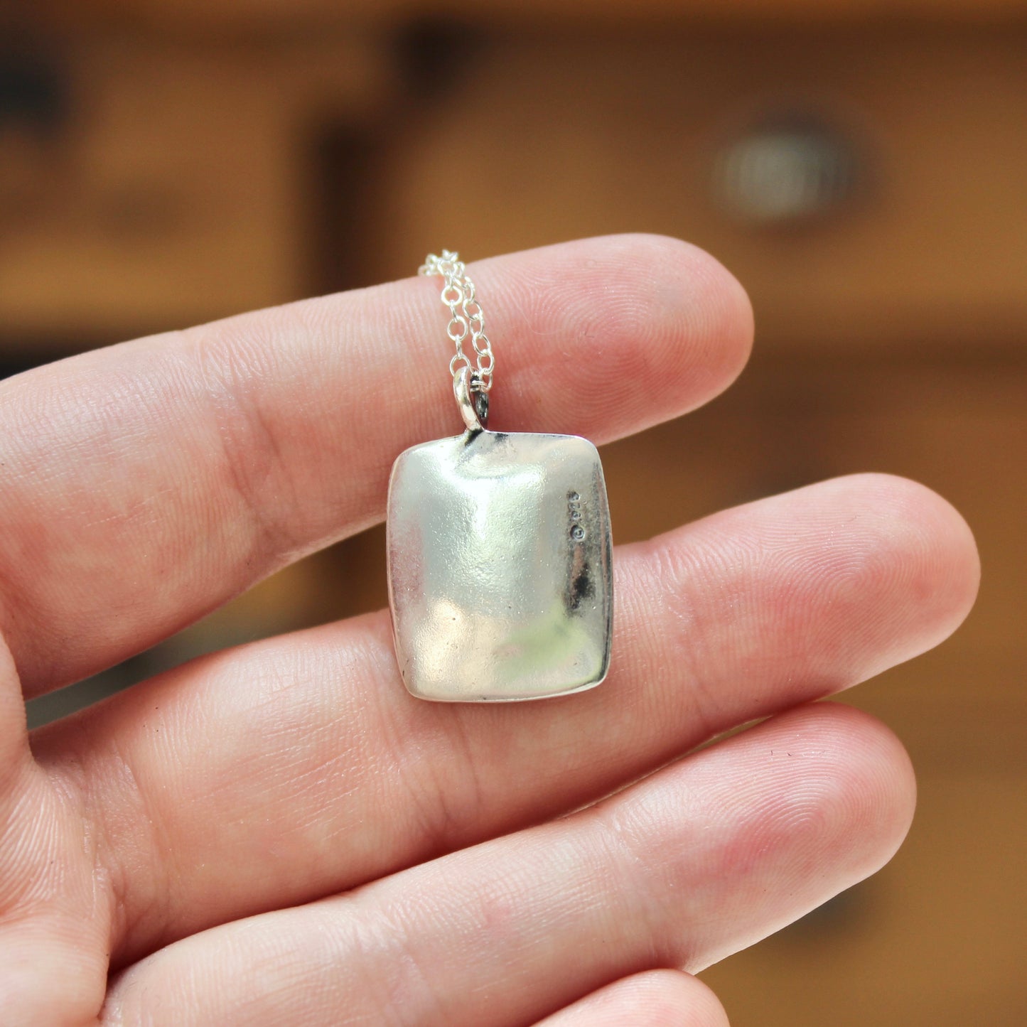 Sterling Silver and 24k Gold Labradorite Necklace on Adjustable Chain