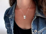 Sterling Silver Alley Cat Charm Necklace on Adjustable Sterling Chain