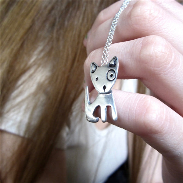 Sterling Silver Spot the Dog Charm Necklace – Mark Poulin Jewelry