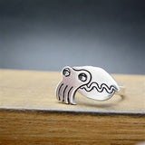 Sterling Silver Cuttlefish Ring