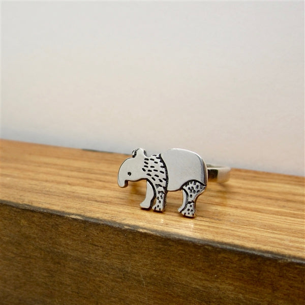Sterling Silver Tapir Ring