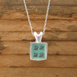Anniversary Heart Necklace with Custom Number of Tally Marks