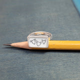 Sterling Silver Dog Pack Ring in Whole Sizes 6 through 11 - Dog Jewelry