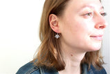 Sterling Silver Bat Earrings - Bat Jewelry