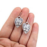 Sterling Silver French Bulldog Charm Earrings on 925 Ear Wires - Boston Terrier Dangles