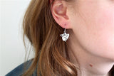 Sterling Silver Koala Earrings - Koala Bear Earrings