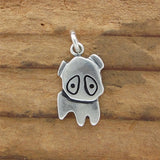 Sterling Silver Little Pug Necklace