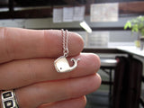 Sterling Silver Little Whale Necklace