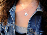 Sterling Silver Little Turtle Family Necklace