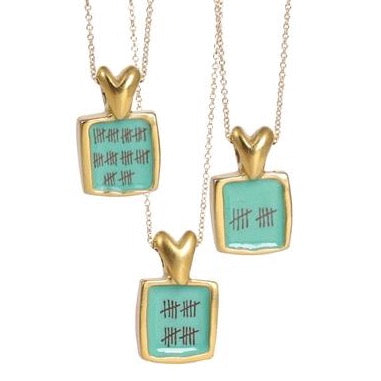 Gold Anniversary Necklace - 50 Year Anniversary Pendant on Gold Filled Chain