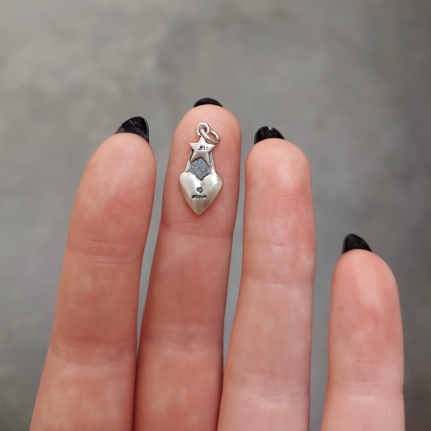 Tiny Shooting Star Charm Necklace - Small, Detailed and Adorable!