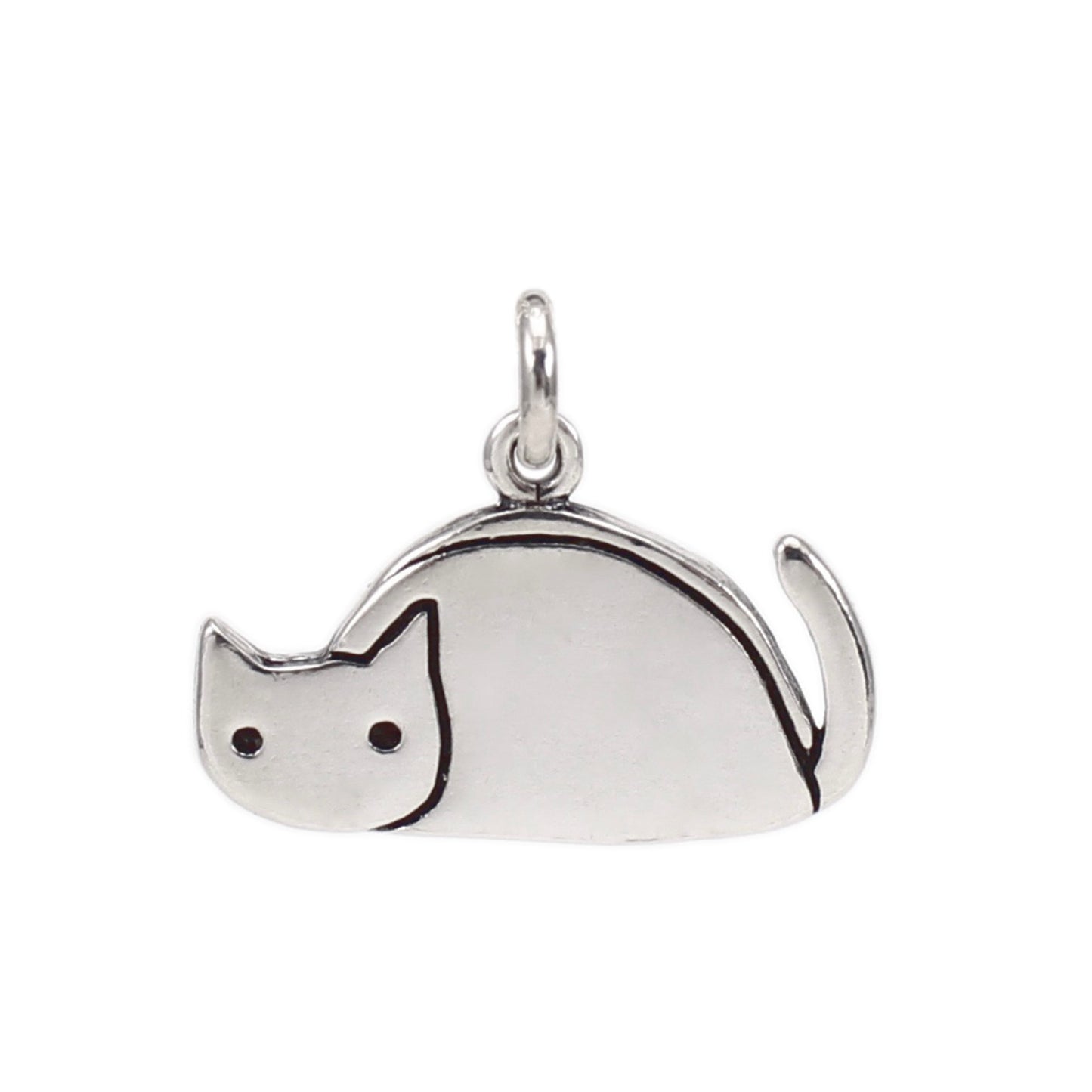 Cat Charm - Choose Your Sterling Silver Cat Charm to Add to Bracelet - Handmade Original Cat Designs in Solid Sterling Silver