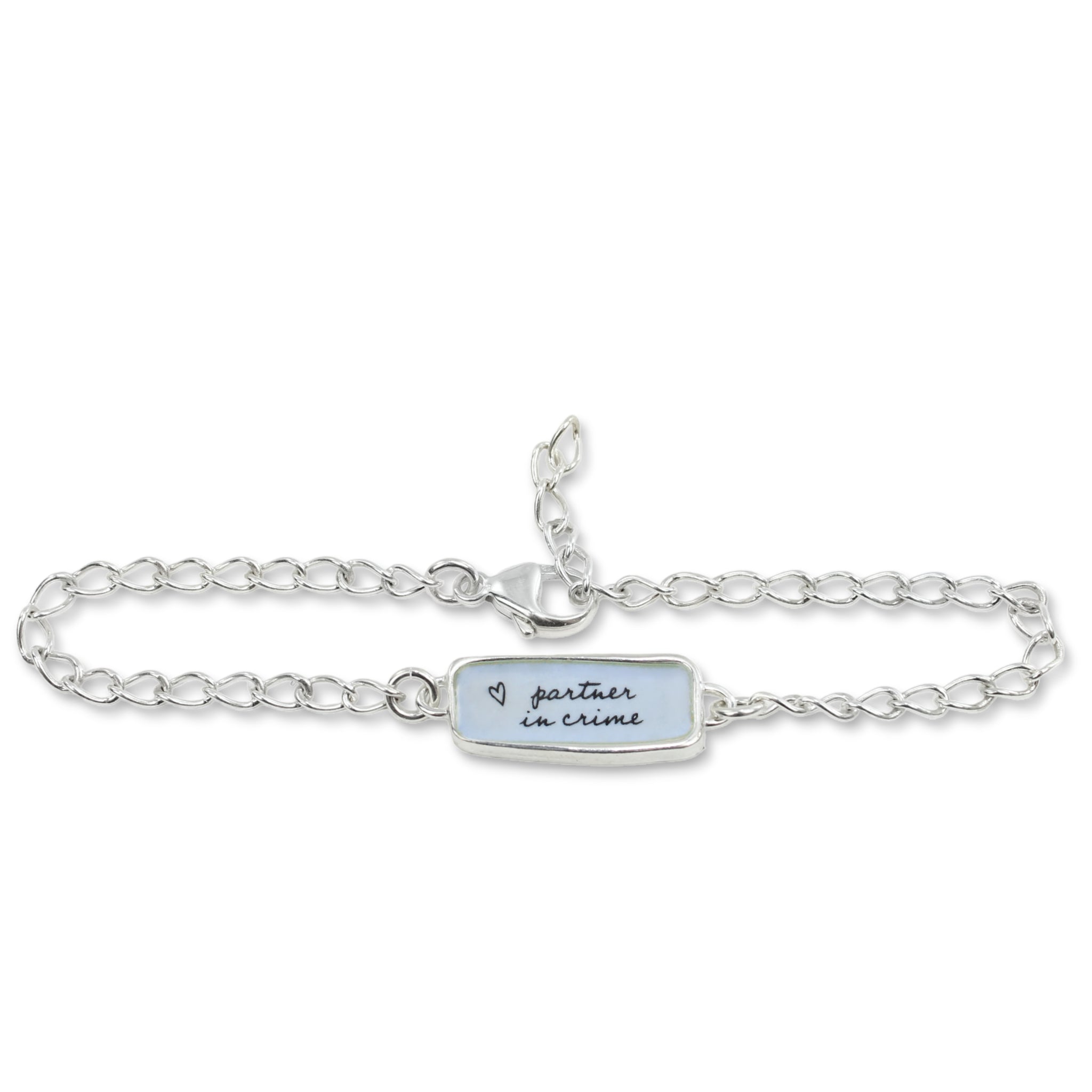 Partners in crime bracelet sterling silver shop