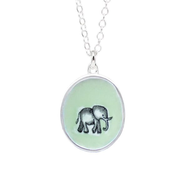 Mother and Baby Elephant .925 Sterling Silver Charm Pendant – Bridge Street  Bazaar