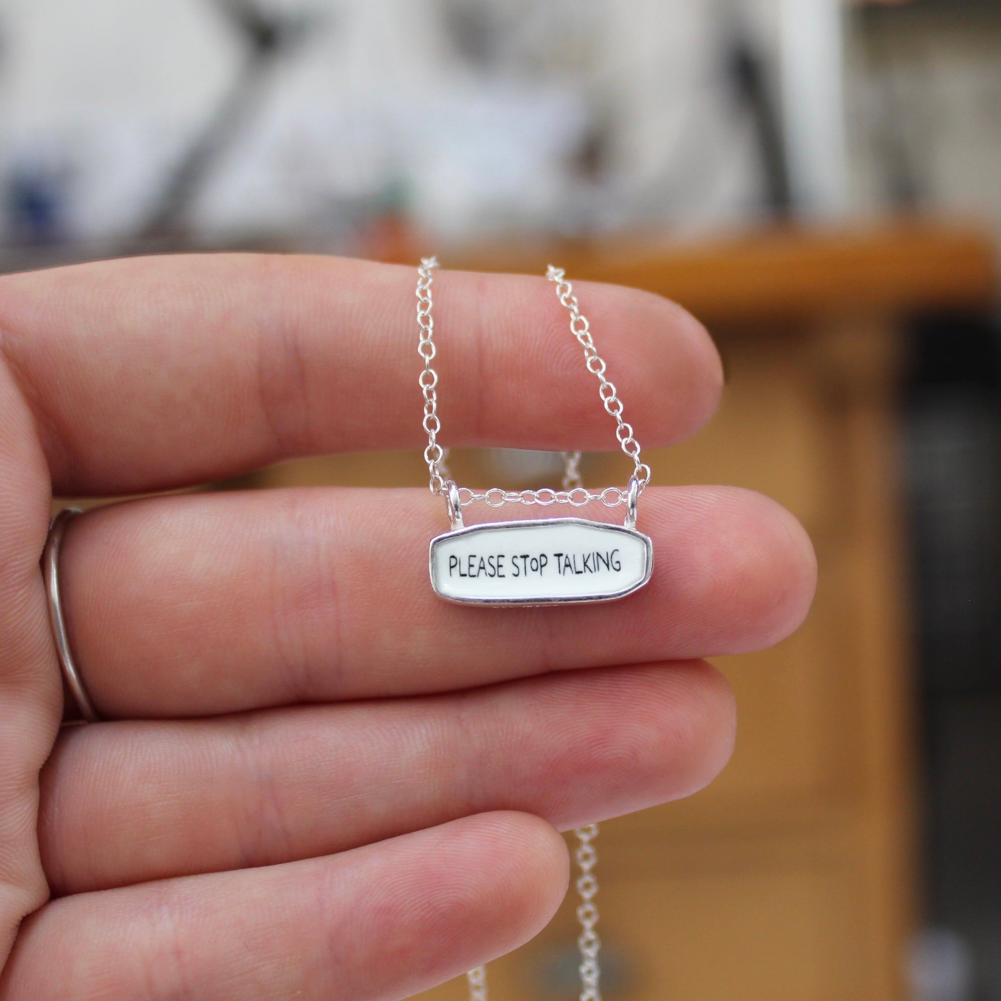 Introvert necklace deals