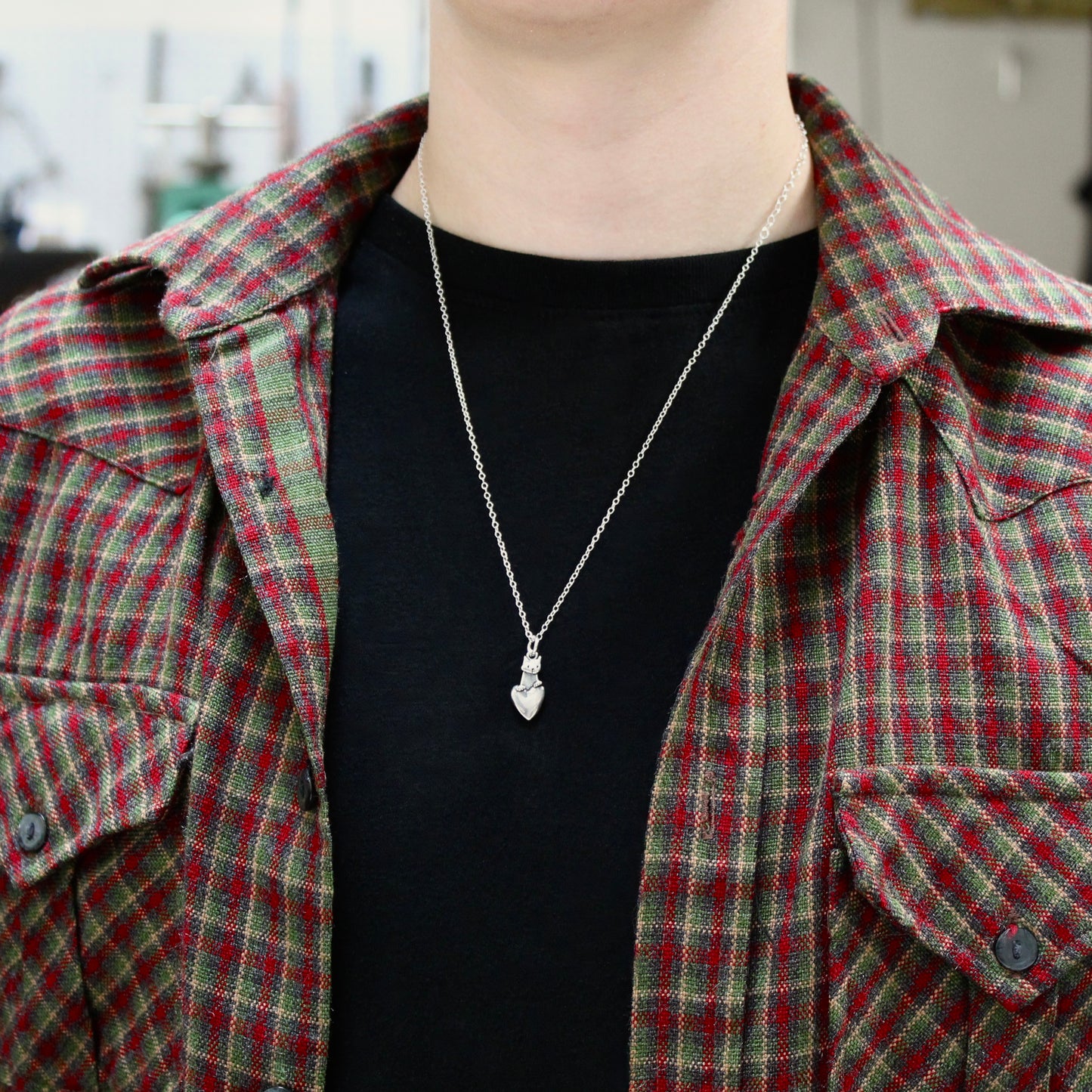 Tiny Peeking Kitten Charm Necklace - Small, Detailed and Adorable!