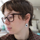 Black Sheep Earrings - Sterling Silver Dangle Earrings for Rebels, Outsiders and Free Thinkers