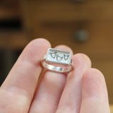 Sterling Silver Dog Pack Ring in Whole Sizes 5 through 11 - Dog Jewelry