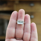 Sterling Silver Dog Pack Ring in Whole Sizes 5 through 11 - Dog Jewelry