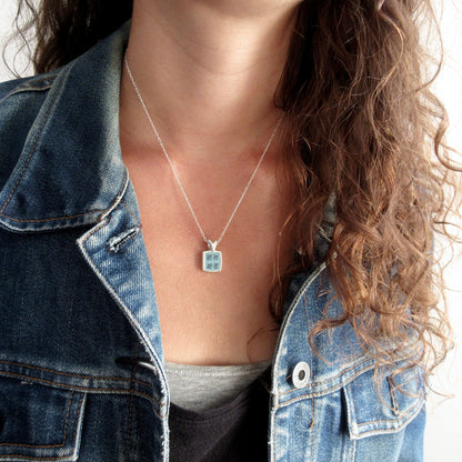 Anniversary Heart Necklace with Custom Number of Tally Marks