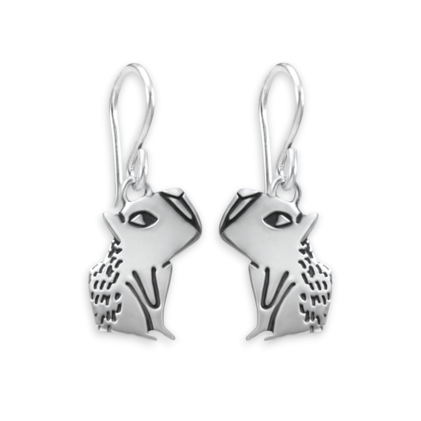 Sterling Silver Capybara Earrings