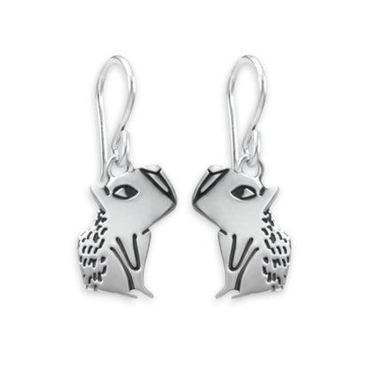 Sterling Silver Capybara Earrings