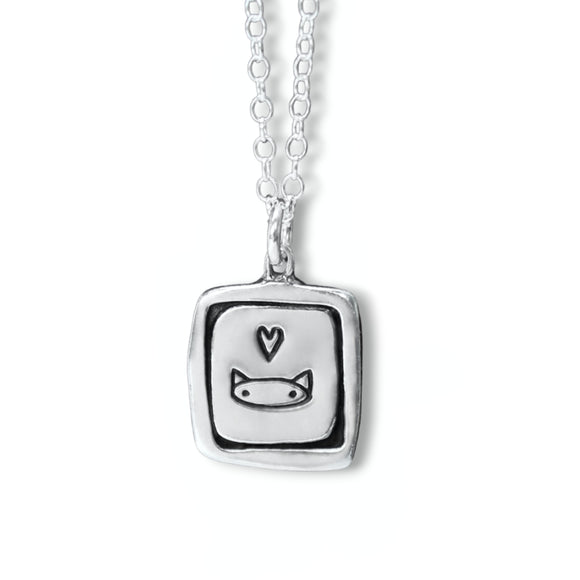 Tiny Sneaky Cat Charm Necklace - Small, Detailed and Adorable! Cat Jew –  Mark Poulin Jewelry