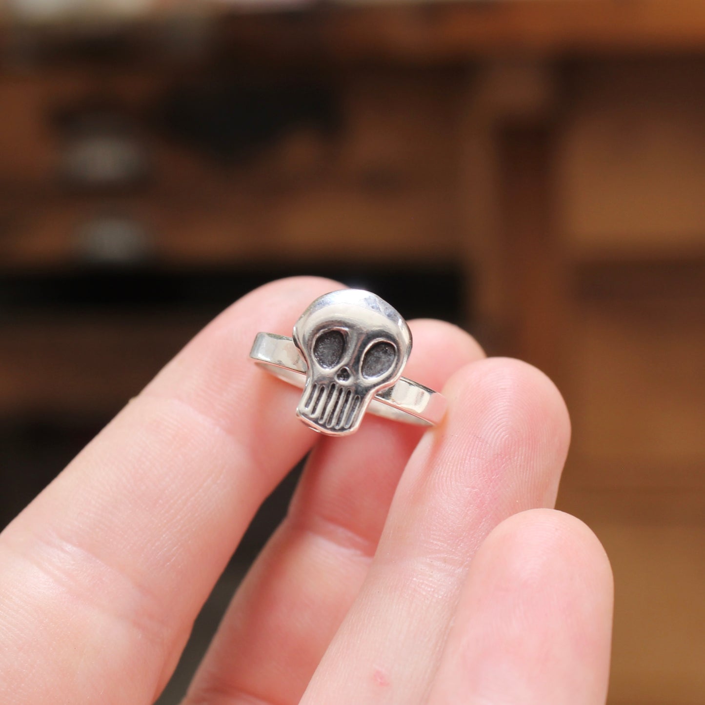 Sterling Silver Skull Ring