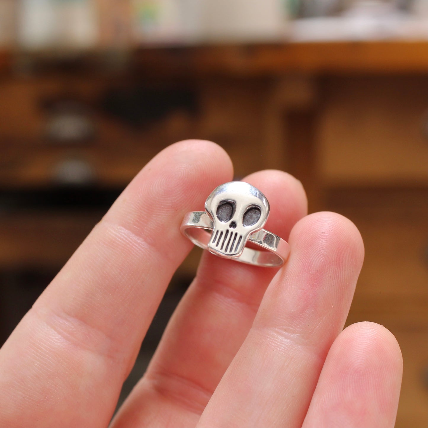 Sterling Silver Skull Ring