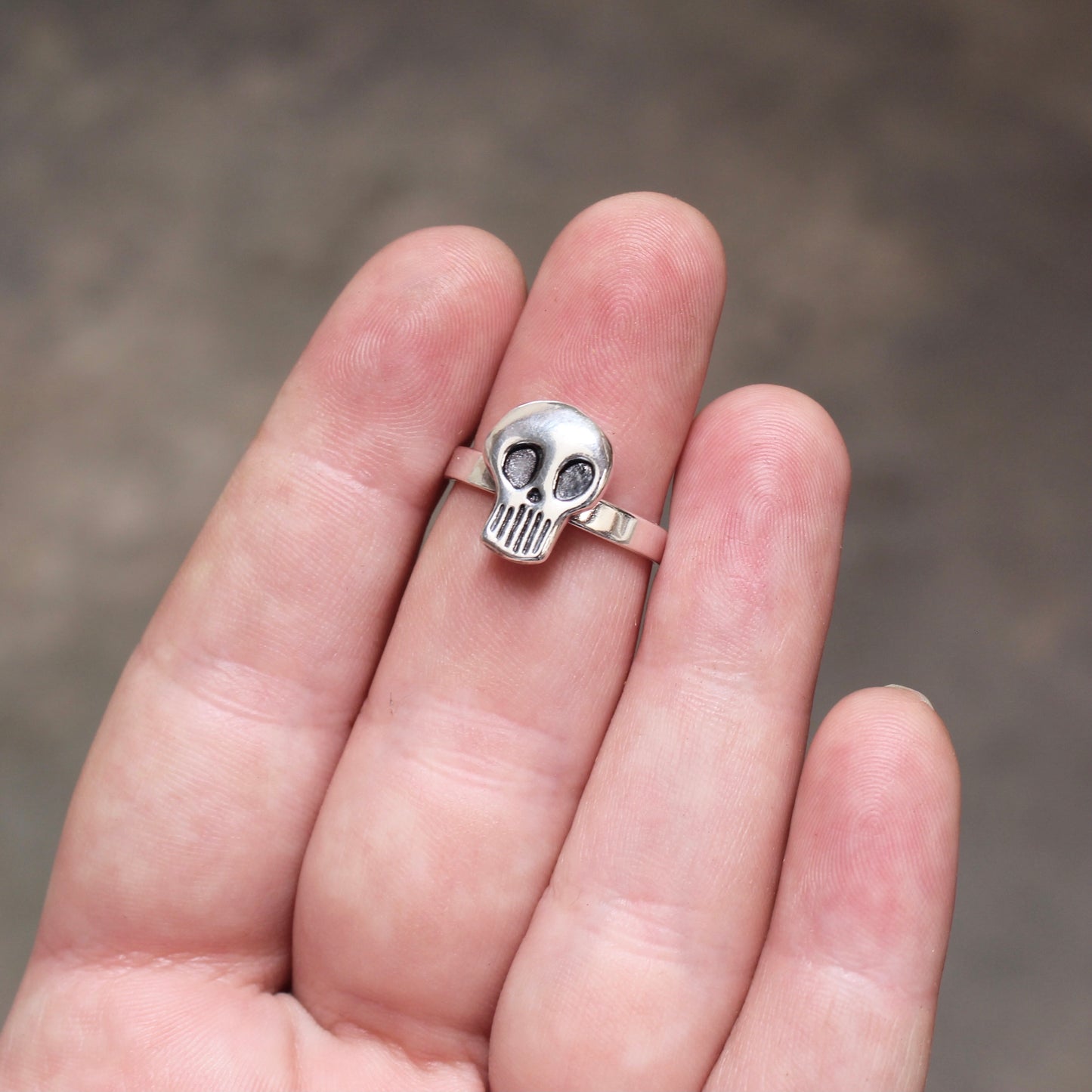 Sterling Silver Skull Ring