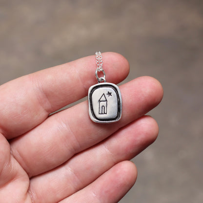 Sterling Silver House Charm - New Home Gift