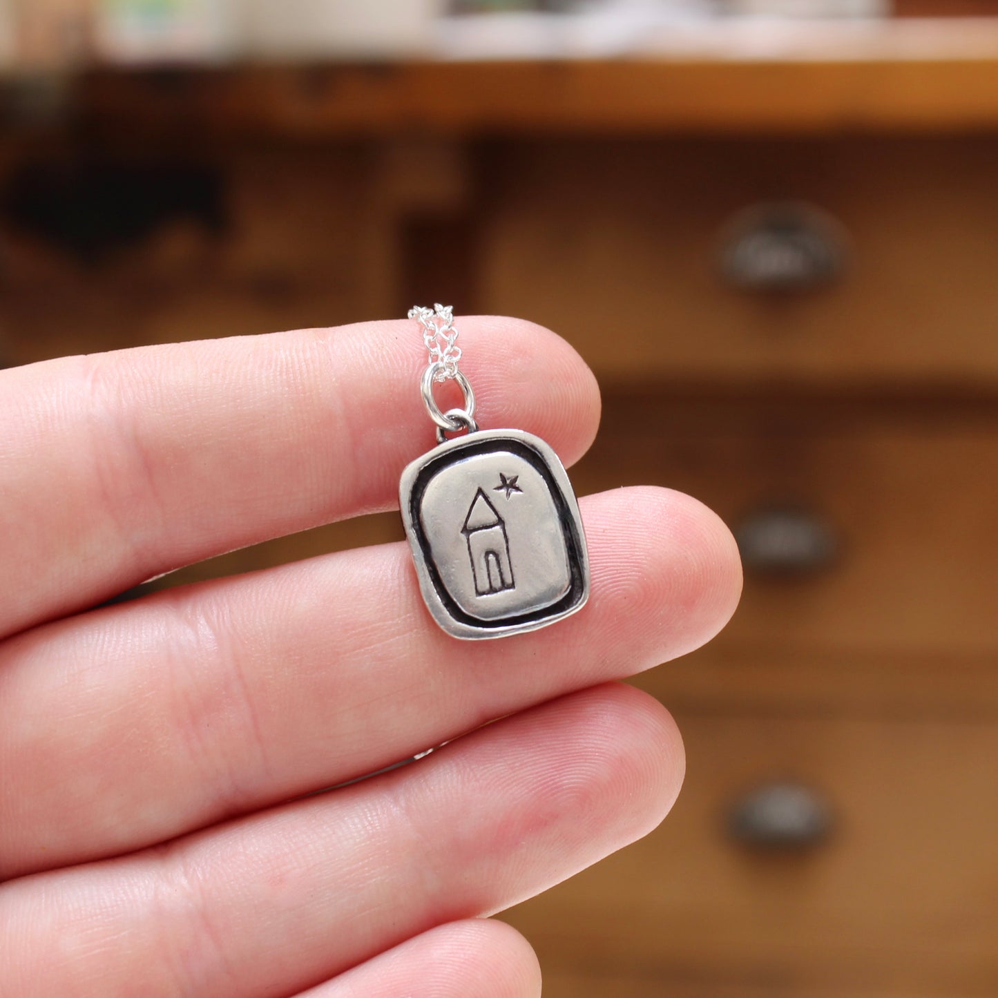 Sterling Silver House Charm - New Home Gift