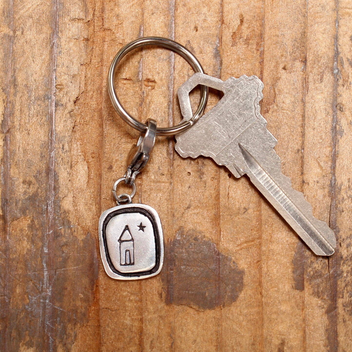 Sterling Silver Housewarming Gift Key Ring