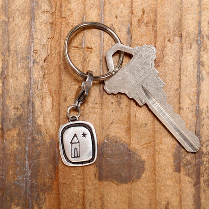 Sterling Silver Housewarming Gift Key Ring