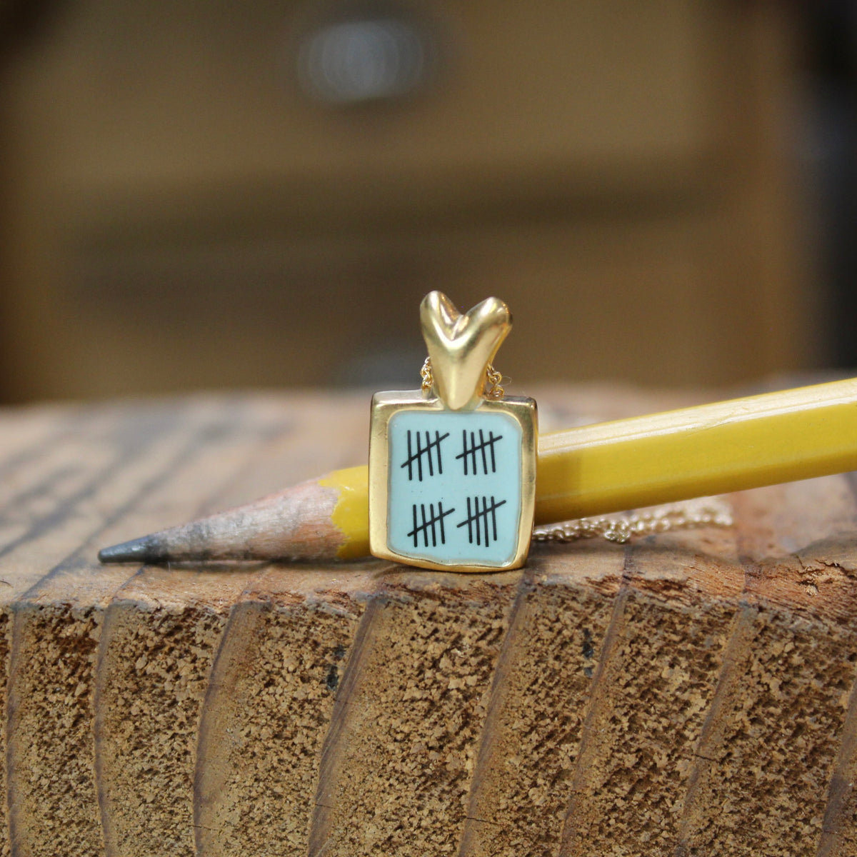 Gold Anniversary Necklace - 20 Year Anniversary Pendant on Gold Filled Chain
