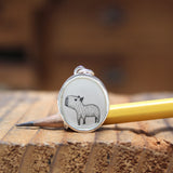 Mother Daughter Capybara Necklace Set - Matching Capybara Charm Pendant