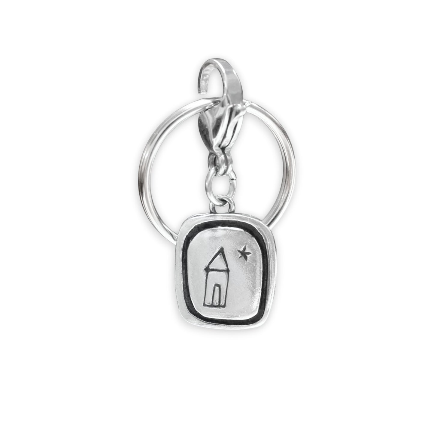 Sterling Silver Housewarming Gift Key Ring