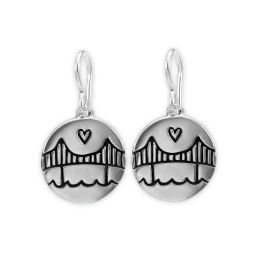Golden Gate Bridge Earrings