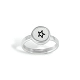 Sterling Silver Star Ring - Star Stacker - Minimalist Celestial Jewelry