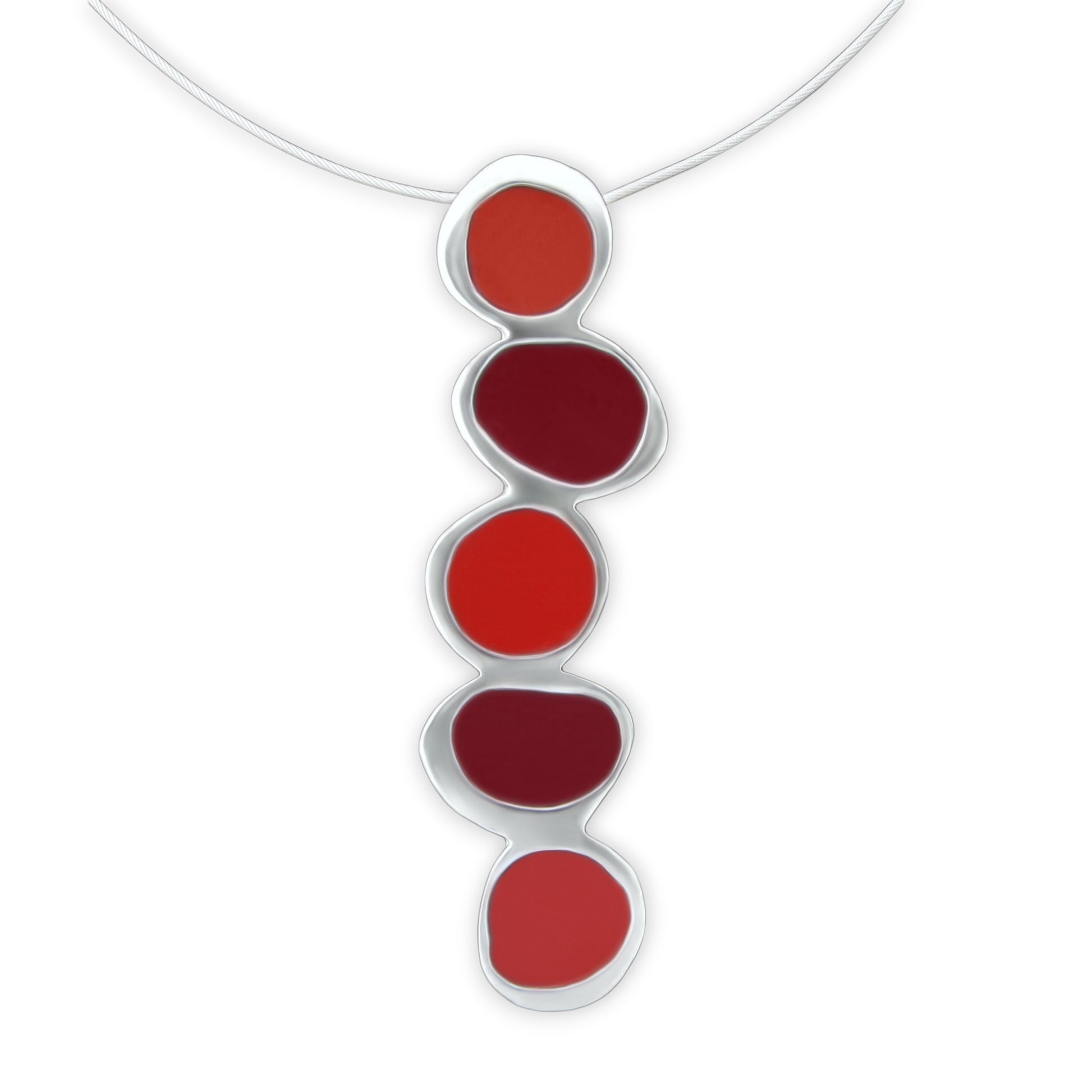 New Century Modern Enamel Bubble Necklace – Mark Poulin Jewelry