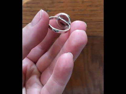 Sterling Silver Rabbit Sketch Ring by Mark Poulin