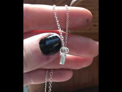 Reversible Cat Lady Necklace - Sterling Silver and Enamel Necklace on Adjustable Chain
