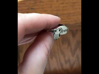 Sterling Silver Cuttlefish Ring