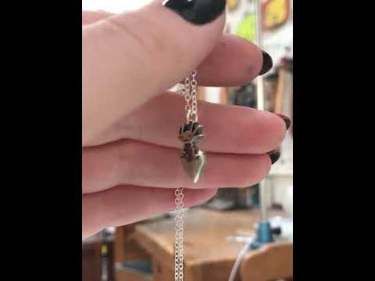 Tiny Axolotl Charm Necklace - Small, Detailed and Adorable!