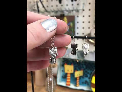 Sterling Silver Cleocatra Charm on Adjustable Cable Chain