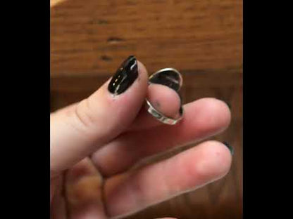 Oval Sterling Silver Llama Ring