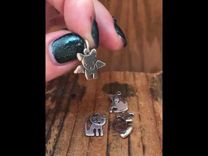 Dog Charm - Choose Your Sterling Silver Dog Charm to Add to Bracelet